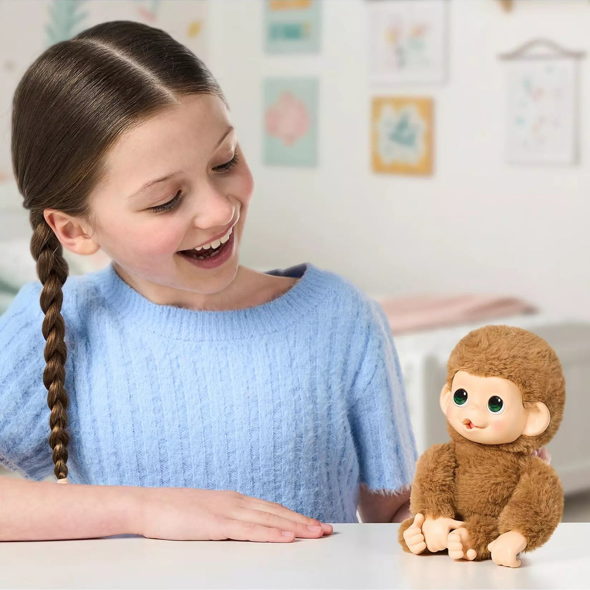 Little Live Pets My Baby Monkey Minis Pepi Peach interactive toy that your child will love