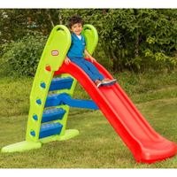 Little Tikes Easy Store Giant Primary Slide life style picture