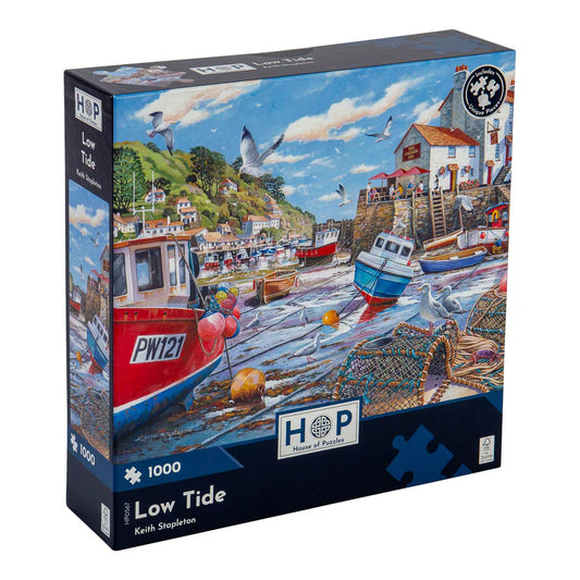 Low Tide 1000 Piece Jigsaw Puzzle picture of the box