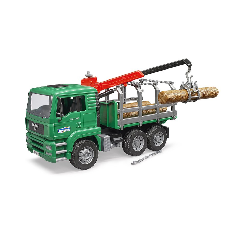 MAN Timber Truck with Loading Crane