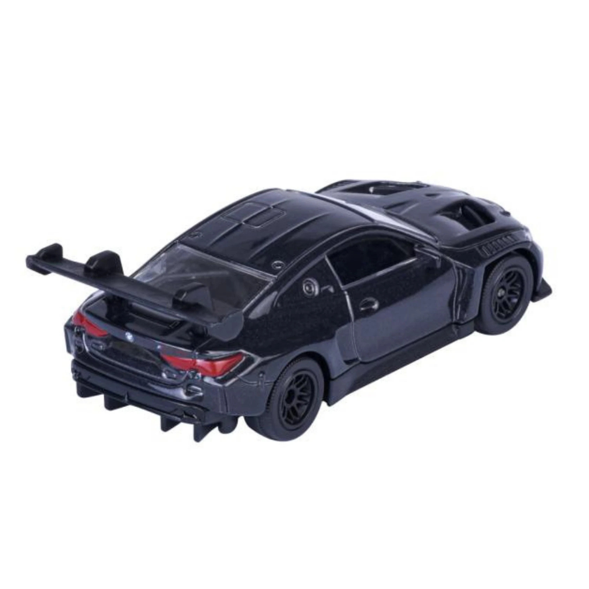 Majorette BMW M4 GT3 EVO Black Die-Cast Car backview picture