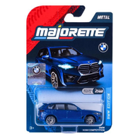 Majorette BMW X5M Competition Blue Diecast Model Car picture in the box