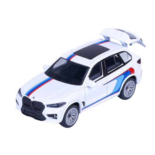 Majorette BMW X5 M Competition Die-Cast Toy Car front view picture on the white background