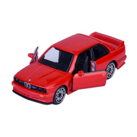 Majorette BMW M3 Red front view picture with opened doors