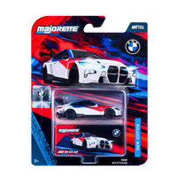 Majorette BMW M4 GT3 EVO White Diecast Model Car picture in the box