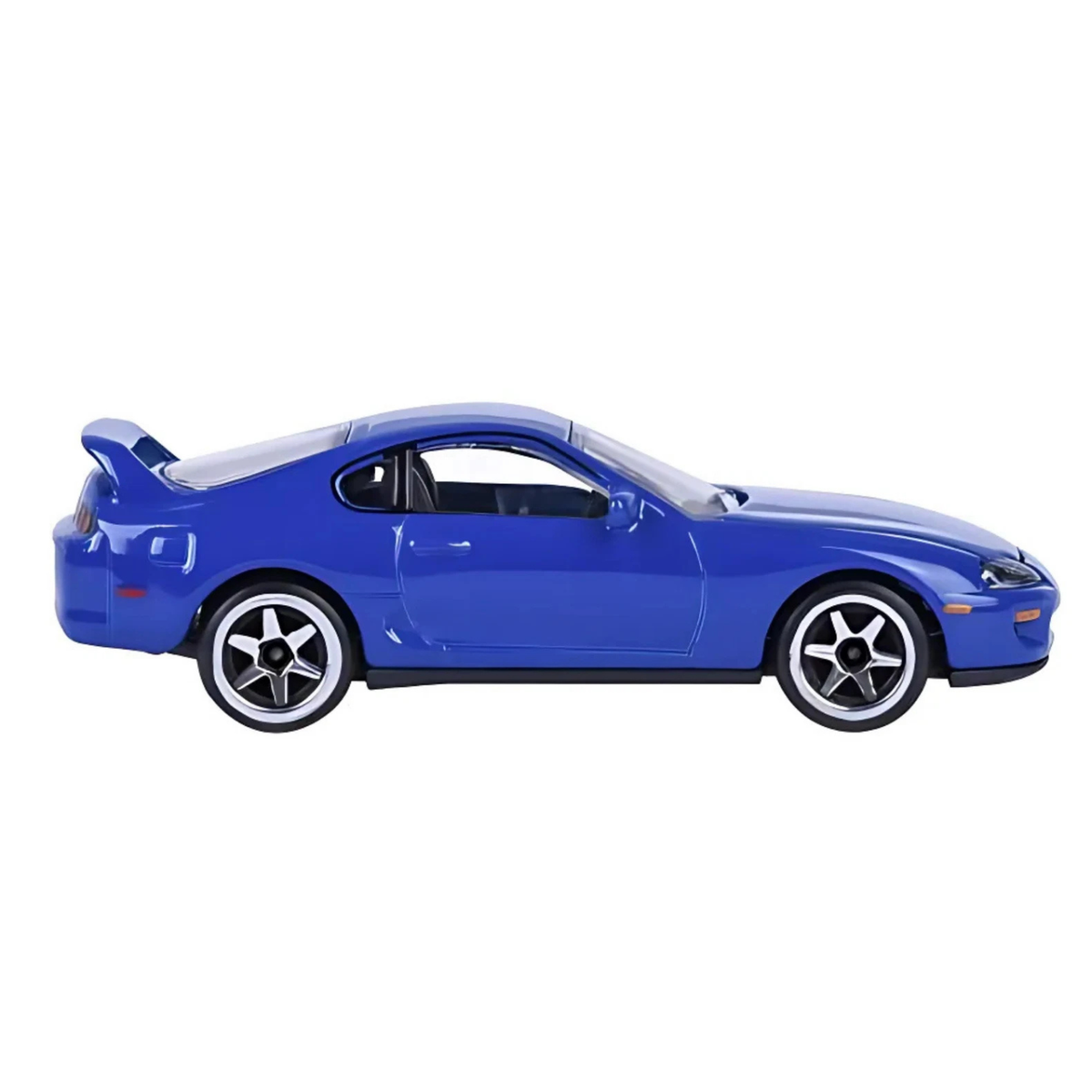 Majorette JDM Legends Toyota Supra JZA80 Blue side view picture