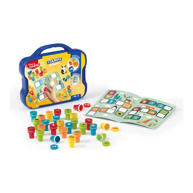Maped Creativ Animal Stamp Set for Kids  picture on the white background