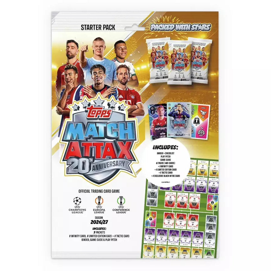 Match Attax UCC 2026/27 Starter Pack trading football cards