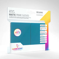 Gamegenic Matte Prime Blue Card Sleeves picture in the clear plastic