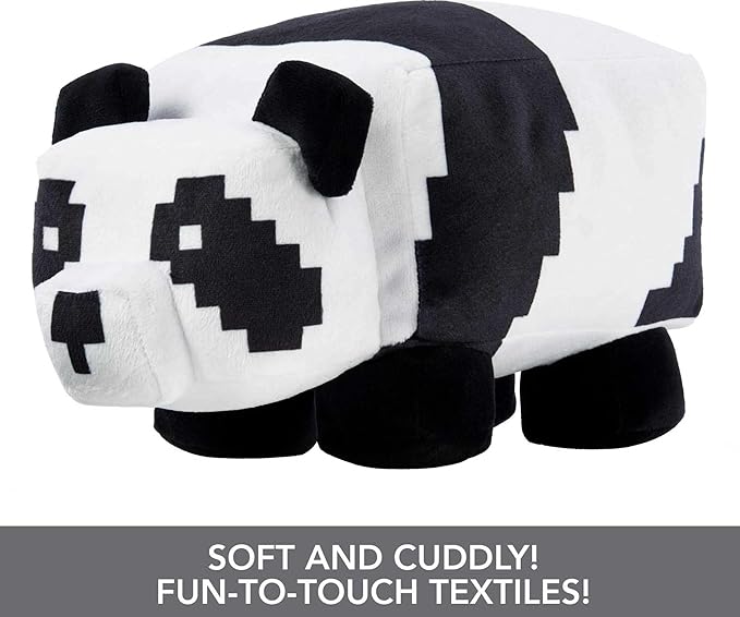 The Minecraft 8-inch Plush Panda is a must-have collectible, great for fans of the popular video game.
