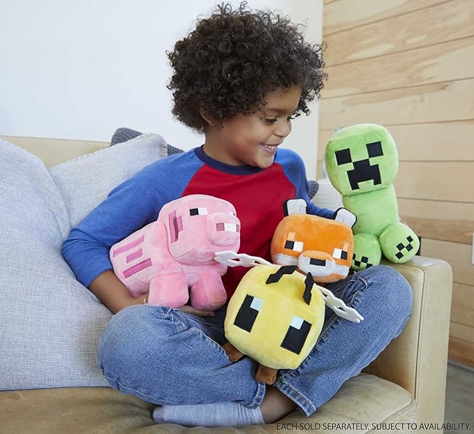 "Minecraft 8-inch Plush Pig is a great gift for Minecraft fans and collectors."
