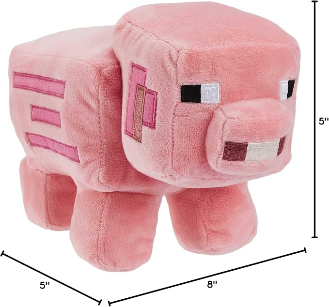 "Give your child a Minecraft 8-inch Plush Pig for endless soft cuddles."
