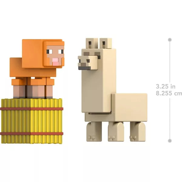 Get creative with the Minecraft Baby Animal Pack Action Figure set, complete with pixelated characters and moveable parts.
