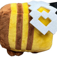 The Minecraft Bee 8 Plush is made with a variety of soft fabrics, offering a delightful tactile experience.
