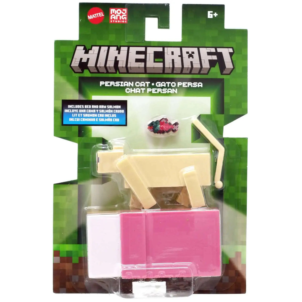 Minecraft Persian Cat Action Figures – perfect gift for gamers and collectors alike.
