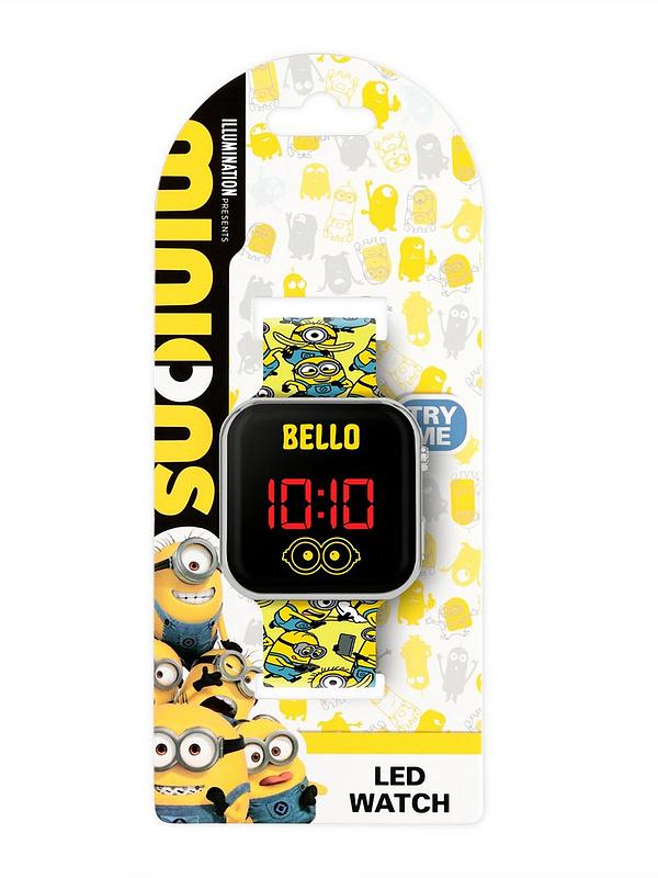 Minions Yellow Strap LED Watch