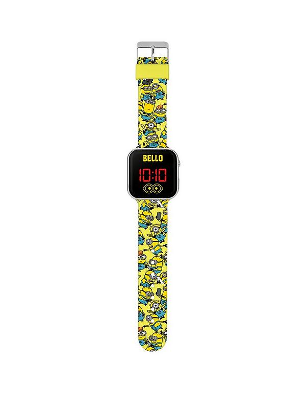 Minions Yellow Strap LED Watch