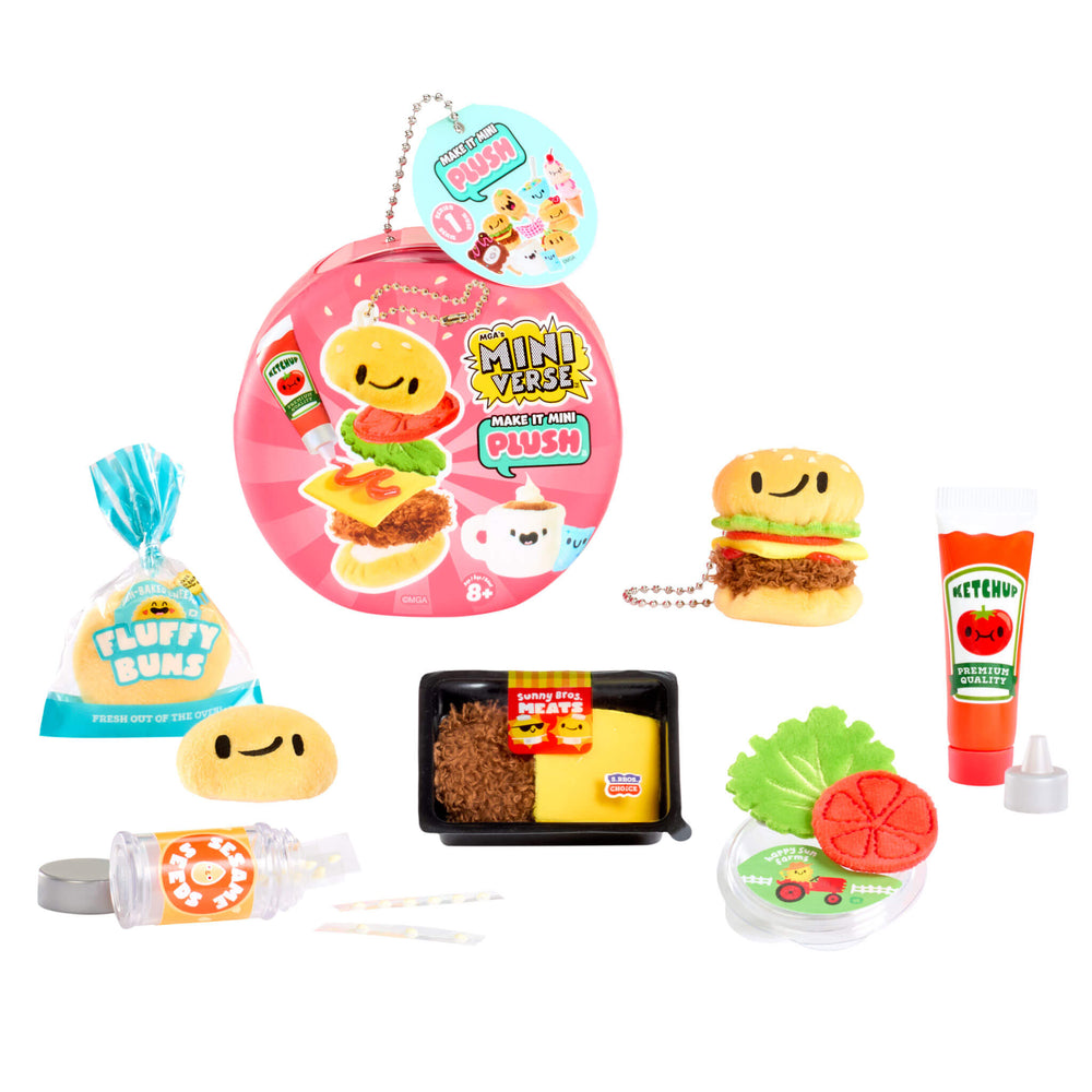 Miniverse Make It Mini Plush DIY Food Plush Keychain Kit main product photo