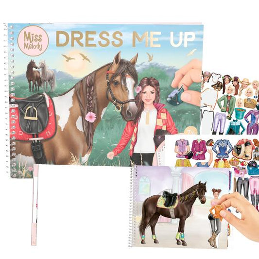 Miss Melody Dress Me Up Big Sticker Book sticker book