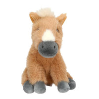 Miss Melody Plush Horse Beige 20 cm front view picture