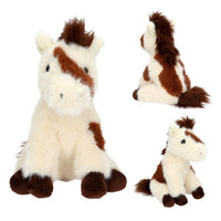 Miss Melody Plush Horse Spotted 20 cm picture of the plush toy in different possition