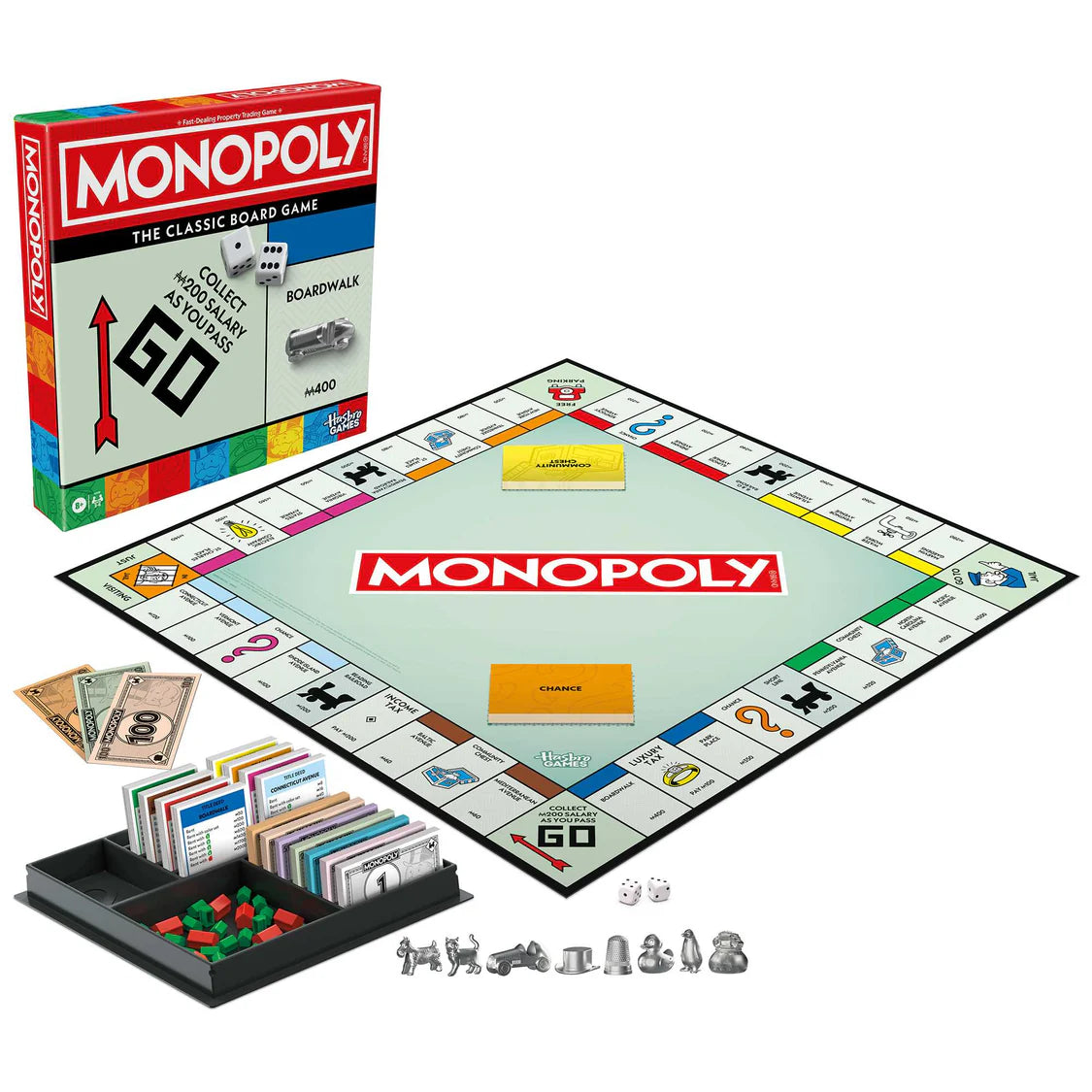 Monopoly Refresh Board Game classic traditional game for all the family