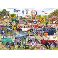 Motoring Memorabilia 1000 Pc Jigsaw Puzzle