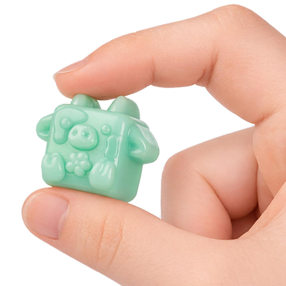 MushyKinz Keychain clipped to a bag