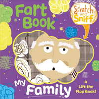 My Family Scratch and Sniff Fart Book picture of the book title page