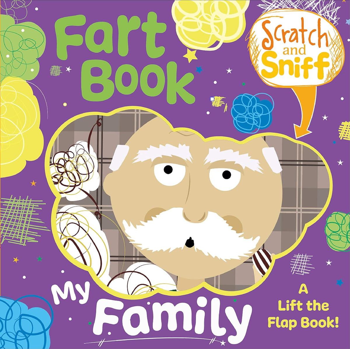 My Family Scratch and Sniff Fart Book picture of the book title page