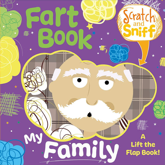 My Family Scratch and Sniff Fart Book picture of the book title page