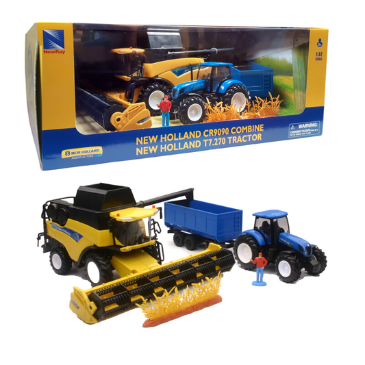 New Holland Tractor and Harvester