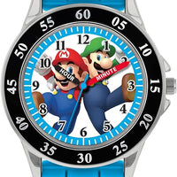 Nintendo Mario Blue Time Teacher Watch