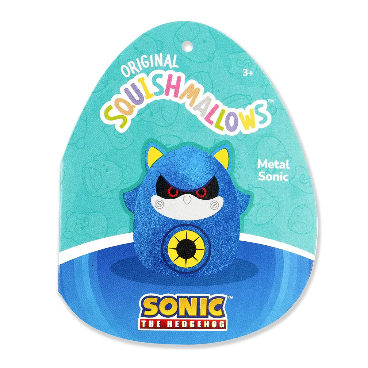 Original Squishmallows Soft Toy - Metal Sonic