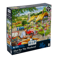House of Puzzles Out For The Weekend 1000 Piece Jigsaw Puzzle picture of the box
