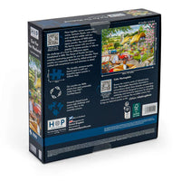 House of Puzzles Out For The Weekend 1000 Piece Jigsaw Puzzle picture of the reverse side of the box