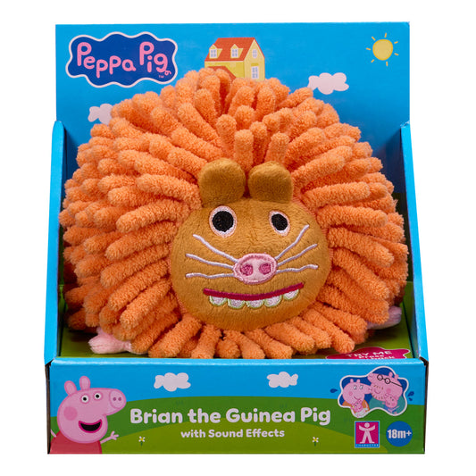 Peppa Pig Brian the Guinea Pig soft toy in packaging