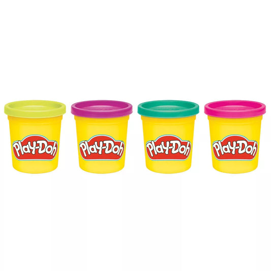Play-Doh Classic Vibrant Neon 4 Pack Modeling Compound in vibrant colors