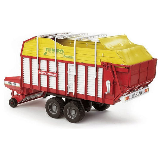 Bruder Pottinger Jumbo 6600 Profiline Forage Trailer Toy picture on the white background