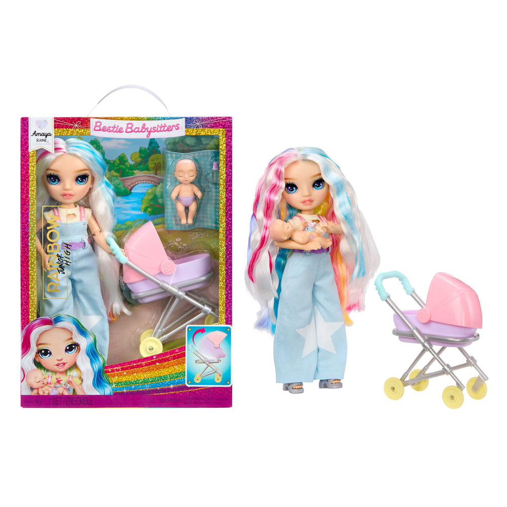 Rainbow High Jr High Bestie Babysitters Amaya Raine Doll main product photo