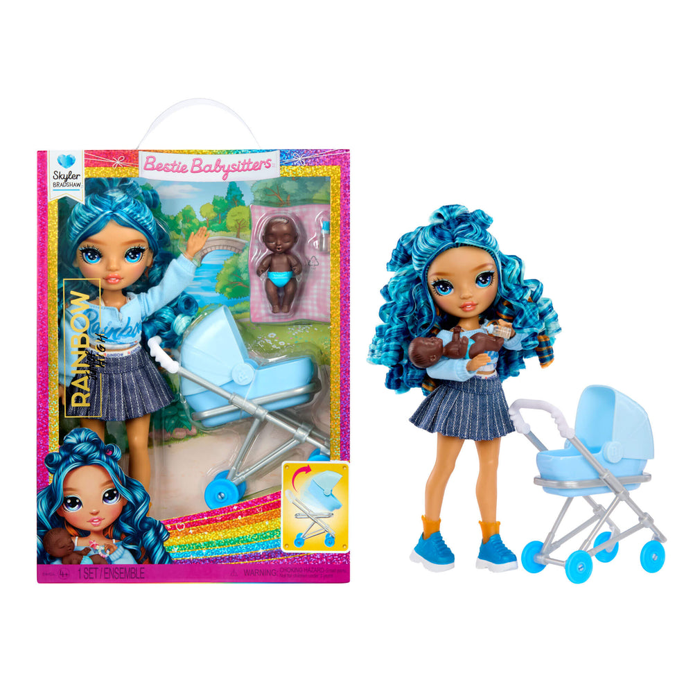 Rainbow High Jr High Bestie Babysitters Skyler Bradshaw Doll main product photo