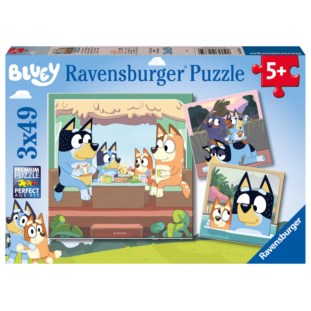 Ravensburger Bluey 3 in a Box Jigsaw Puzzle