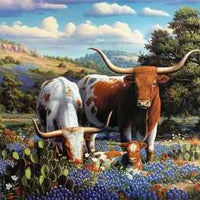 Ravensburger Puzzle Loving Longhorns