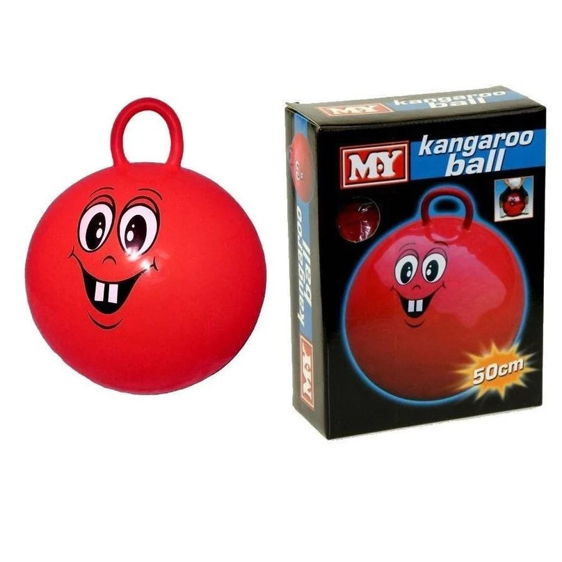 Red Kangaroo Space Hopper Ball for outdoor activities