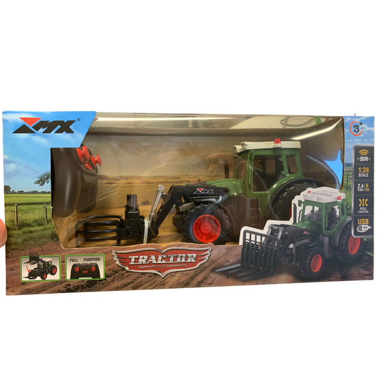 MX Remote Control Tractor with Bale Grabber Toy farm vehicles on radio control