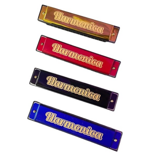Retro Metal Harmonica 16 Holeavailable in a 4 colors