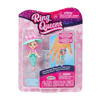 Ring Queens Wearable Mini Doll Ring Lotus Mermaid for kids +3