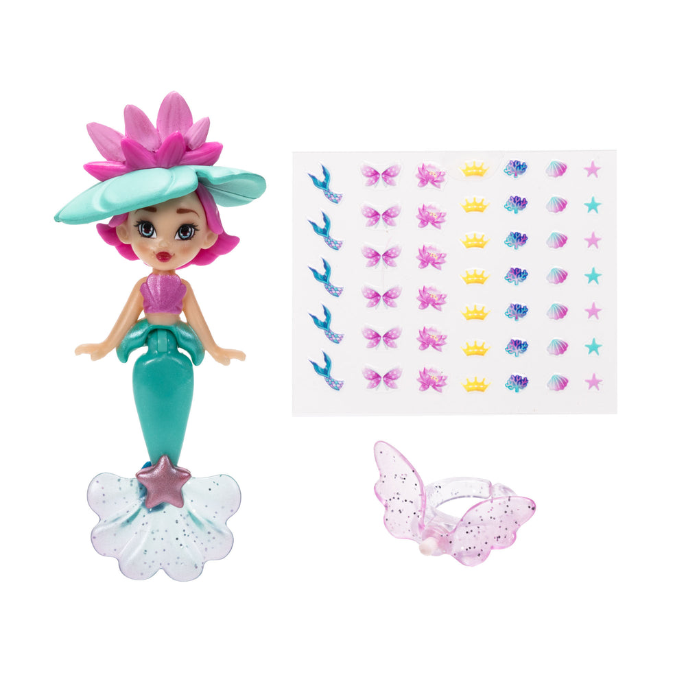 Ring Queens Wearable Mini Doll Ring Design 1 collectible mini doll ring with nail stickers