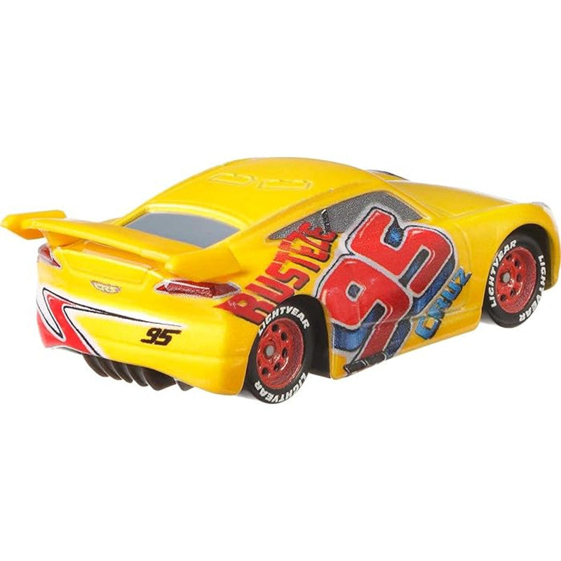 Disney Pixar Cars: Rust-Eze Cruz Ramirez in 1:55 scale with vibrant details and rolling wheels.
