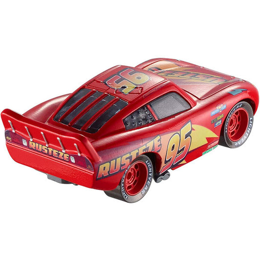 Disney Pixar Cars: Rust-Eze Lightning McQueen, the race car with a competitive spirit.
